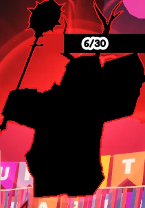 Mega Cultist with red skin, giant size