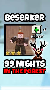 Berserker Character - 99 Nights in the Forest