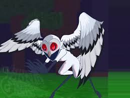 The Owl flying away